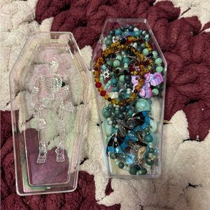 Colorful Beaded Bracelets with Dragon Charm